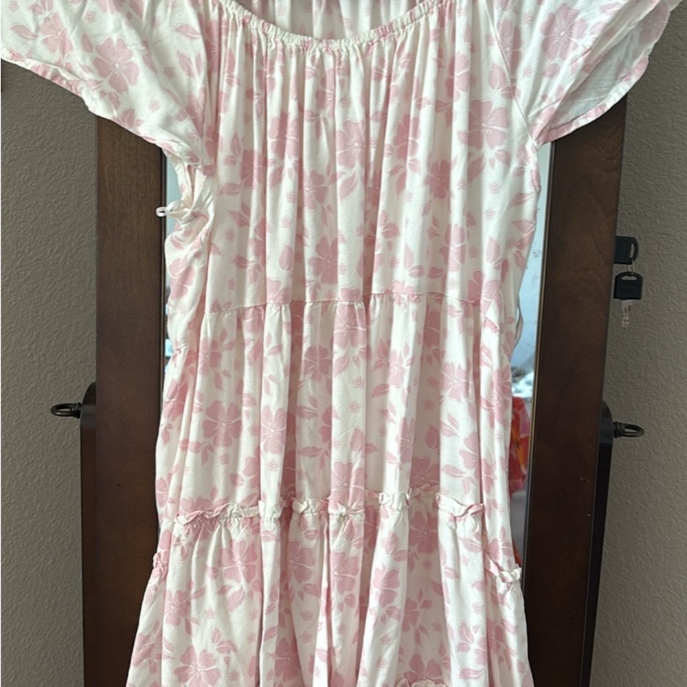 Pink Floral Dress